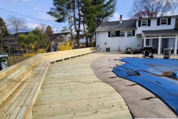Deck building contractor King of Prussia, after picture 1