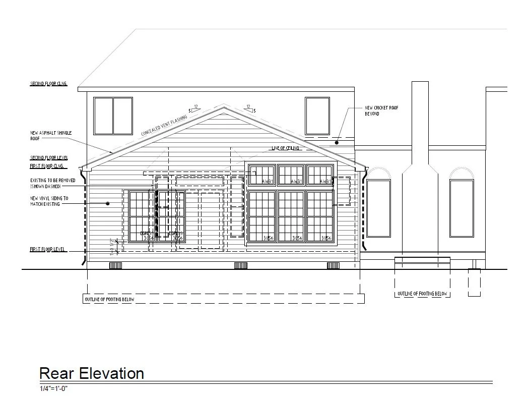 Building addition in West Windsor plans 2