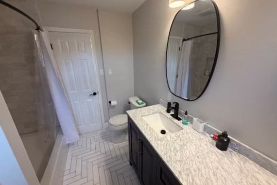 Marble Bathroom Remodel in Holland, PA Picture 4 | BMR BelMax Remodeling