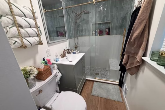 Two-Tone Shower Remodel in Hightstown, NJ Picture 3 | BMR BelMax Remodeling