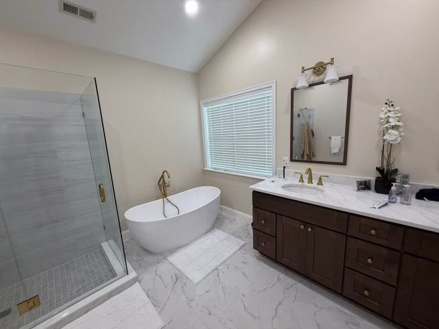 From Built-In Tub Deck to Freestanding Tub: Master Bathroom Remodel in Doylestown, PA Picture 10 From Built-In Tub Deck to Freestanding Tub: Master Bathroom Remodel in Doylestown, PA Picture 10 | BMR BelMax Remodeling
